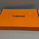 YUMORE Toilet Paper Holder Free Standing, Stainless Steel Toilet Paper Stand, Weighted Base Floor Tissue Roll Holder for Bathroom, Brushed Nickel 200UP