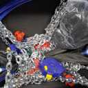 Durable Snow Chains for Cars - Set of 2 Car Chain with Snow Chain Link Locks - Secure Winter Grip (235 245 255 265 275mm)15"16"17"18"19"20"