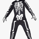 Morph Mens Skeleton Costume, Adult Skeleton Costume, Halloween Skeletons Suit Adults, Halloween Costumes for Men, Small