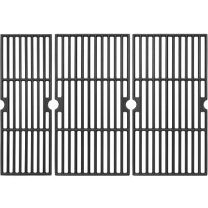 BBQ-PLUS Gril Grates Replacement Parts for Charbroil Performance 4 Burner 463335517 463376017 463347418 463347519 463377319 463342118 463347518 463332718 G470-0003-W1,Cast Iron Cooking Grids,3 Pack