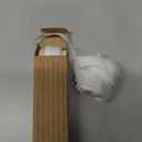 Vitalizart White Ribbon Double Face Silky Satin Ribbon 5/8" Crepe Silk Like Handmade Frayed Fringe for Gift Wrapping Baby Shower Wedding Bridal Bouquets Holiday Decor 15 Yard Cream Ivory White