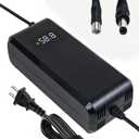 58.8V 4A Battery Charger for 48V 52V 14S Lithium Battery Pack Charger, LED Screen Display Real-time Charging Voltage, Multiple Security Protection and Smart Shut-Off Charging