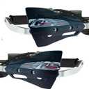 Dirt Bike Hand Guards with Grips, Univeral Dirtbike Motorcycle Handguards 7/8'' and 1 1/8'', MX Motocross Supermoto Racing ATV Handguards 22mm 28mm (Black)