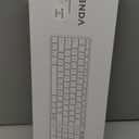 seenda Bluetooth Keyboard and Mouse Combo for Mac, SKM64-2 Rechargeable Slim Wireless Keyboard Mouse Compact, 3 Multi-Device Connection, Compatible for Mac, MacBook Pro/Air, iPad, Black Gray