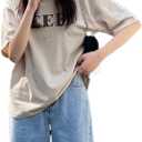 YELLOOP Y2k Shorts Baggy Jean Shorts Bermuda Shorts for Women Knee Length Long Jean Shorts for Women (Blue,XL)