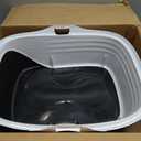 Arm & Hammer Rimmed Cat Litter Box with High Sides and Microban, Made in USA