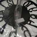 20" Silent Wall Clock – Adjustable Night Light, Battery Operated