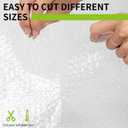 12 Inch x 32 ft Lightweight Bubble Cushioning Wrap Roll, 12"X394'' Nylon Bubble Cushioning Rolls, Fragile Packing Supplies for Shipping, Mailing and Moving Packing Supplies(3Roll 12"X1182'')