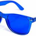 GloFX Blue Color Therapy Glasses Chromotherapy Mood Boosting Glasses