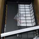 REALINN Under Sink Organizer, Pull Out Cabinet Storage 2 Tier Slide Out Sink Shelf, Kitchen Organizers and Storage, Black, 1 Pack