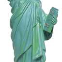 Statue of Liberty Figurine Decorations New York City Souvenirs Gifts Modern Home Decor for Living Room Book Shelf Cabinets Table Ornaments Outdoor Garden Sculpture (10.3 inch)