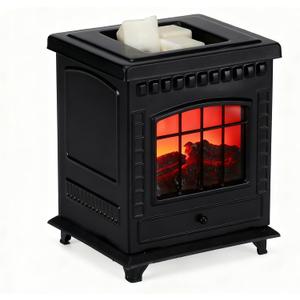Fireplace Wax Warmer Electric Cute Wax Melt Warmers Tart Scented Cube Wax Burners Home Office Fragrance Decor Gift