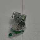 Satin Nickel Privacy Door Knob with Lock, Interior Bedroom & Bathroom Door Hardware & Locks - 1Pack Silver Door Knob