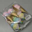 LANGXUN 6pcs Ice Cream Candy Land 2025 Xmas Birthday Party Suppiles Decoration, Hanging Candy Cane Christmas Tree Dcor, Christmas Decorative Hanging Ornaments Crafts
