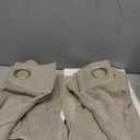 H.VERSAILTEX Linen Curtains Flax Linen Blended Curtain Panels for Living Room/Bedroom Semi Sheer Privacy Curtains 84 inch Length 2 Panels Set Nickel Grommet Window Drapes (52" W x 84" L, Taupe)