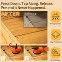 Floor Gap Fixer Tool, 2026 New Heavy Duty Flooring Gap Fixer with Strong Suction Cup, Laminate Vinyl Wood Plank Tile Gap Closing Tool for Doorways, Edges & Corners