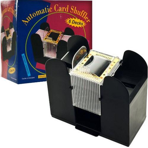 Casino 6-Deck Automatic Card Shuffler Game Play Blackjack Bridge Poker Gambling