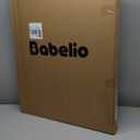 Babelio Baby Gate for Stairs & Doorways, 26-43" W 34" H Extra Tall| No Bottom Bar| Easy Installation| One-Handed Operation| Auto-Close| Hardware Mount (Drill Needed) Safety Dog/Pet Gate Indoor (Grey)