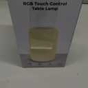 Touch Bedside Table Lamp, [Sleek Design & RGB Mode] 3 Way Dimmable Small Lamp for Bedroom, LED Lamp with Warm White Lights, Multi-Color Smart Nightstand Lamp for for Living Room Home Gifts