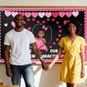 Valentines Day Bulletin Board Decorations - Shejdgart Black History Month Classroom Decorations Set Black Girl Paper Cutouts Bulletin Board Decor School Office Wall Chalkboard Decor Supplies