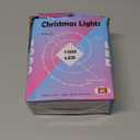 LJLNION 1000 LED Fairy String Lights, 328FT Long Outdoor Christmas Lights, Waterproof IP65 Green PVC Copper Wire Lights, 8 Lighting Modes Plug in for Xmas Tree Holiday Party Wedding Decor, Multicolor