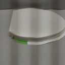 KHE Elongated Toilet Seat 18.5 Inch, Soft Close, White