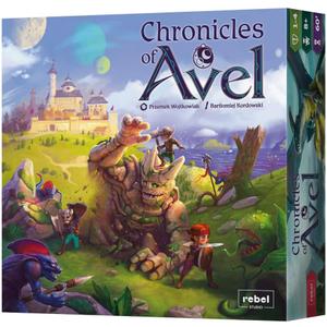 Chronicles of Avel Board Game - Cooperative Adventure with Unique Hero Customization, Dice Combat and Modular Map for Kids & Adults, Ages 8+, 1-4 Players, 60-90 Minute Playtime, Made by Rebel Studio