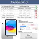 Soke Case for iPad (A16) 11th Generation 2025, Compatible with 10th Gen 10.9 Inch 2022, Shockproof Cover with Pencil Holder, Auto Wake/Sleep & Tri-fold Stand, Dreamy Marble