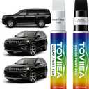 Diamond Black Crystal(PXJ/KXJ) Touch Up Paint Compatible with JEEP,2-In-1 Car Scratch Remover Pen,Car Paint Scratch Repair Kit for Scratches,Chips & Nicks,2-PCS SET