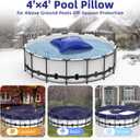 POOLACC Pool Pillows for Above Ground Pools Winterizing, Extra Durable Cold-Resistant Inflatable PVC Air Pillow for Swimming Pool Winter Protection, Winter Pool Closing Kit Ice Equalizer (4 X 4)