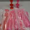 clothmile 12 Pieces Valentines Day Heart Plastic Champagne Flutes 6 Oz Heart Acrylic Stemware Cocktail Cups Bulk for Valentines Wedding Toasting Engagement Party Supplies (Red & Pink)