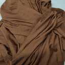 Brown Fitted Tablecloth with Elastic for 42x42 inch Square Folding Tables Washable Stretchy Spandex Card Table Covers Cloth Fabric Table Cloths Not Vinyl