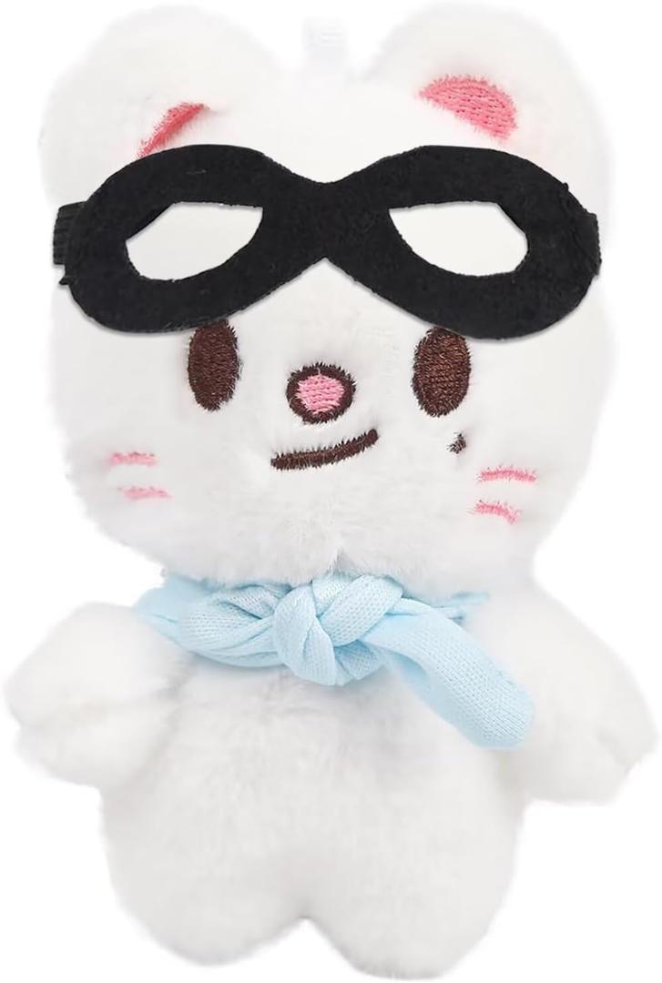 SKZ Plushies Skzoo 3RD Stuffed Animal Toy Skz Merch Fans Meeting Dolls with Sunglasses Removable for Fans (Jiniret)