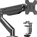 Monitor Mount Gas Spring Monitor Arm Desk Mount Fully Adjustable Fits 17 20 22 23 24 26 27 32 35 inch Monitors Weight Capacity up to 24.25 lbs