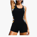 Zando Women's Bathing Suit One Piece Swimsuit Athletic Sporty Training Competitive Modest Swimming Suits for Women, Small