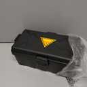 Hrensaw Medium Outdoor Electrical Box(10.6x5.5x4.5inch),Weatherproof Connection Box w/6 Cable Entry,IP54 Waterproof Extension Cord Cover Protect Power Strip,Timer,Plug,Holiday Lights,Black