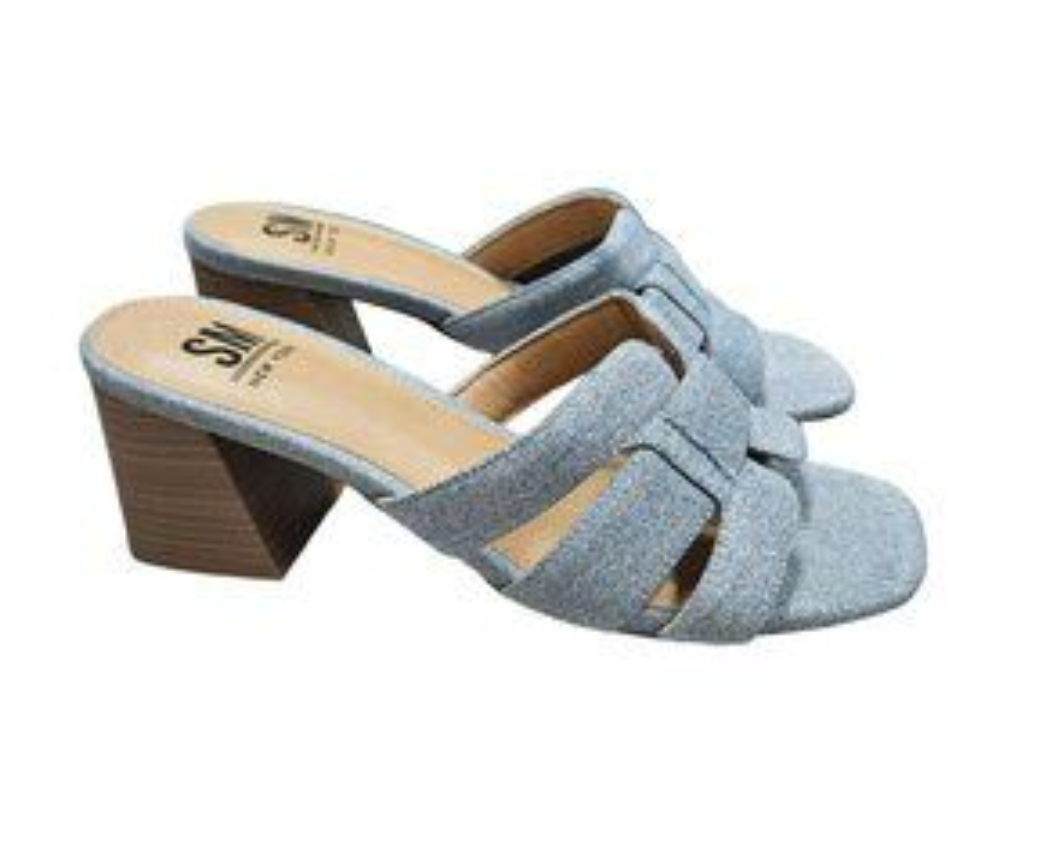 SM New York Women's Shoes Blue, Size 7.5