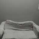 2-in-1 Sherpa Fold Out Kids Couch, Extra Wide Comfy Toddler Chair, Convertible Kids Sofa to Lounger, Foldable Toddler Couch with High Density Foam, Modern Kids Sofa Bed for Boys & Girls 3+, Gray