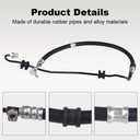 WMPHE Power Steering Pressure Hose Assembly Compatible with Honda CRV CR-V 2.4L 2007 2008 2009 2010 2011, Replacement for 53713SWAA03, 53713SWAA02, 3401230