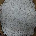 US Weight 2" x 500' SunSheild Plastic Safety Chain – White