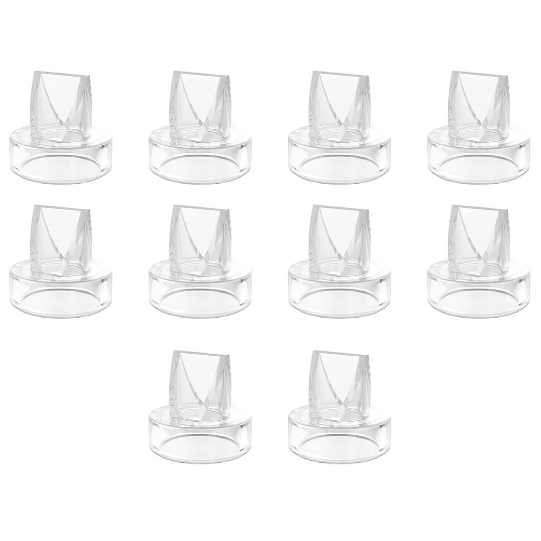TOVVILD 10 Pack S9 Pro / S12 Pro / S9 / S12 Duckbill Valve, Compatible with Momcozy/TSRETE/NaNaLazy/bluefair Breastpump, for Zomee/Legendairy Collection Cups