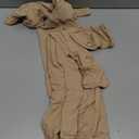 SUUKSESS Women Crew Neck Long Sleeve Bodysuit Sexy Thong Bodysuit Shirts (Medium, 01 Nude)