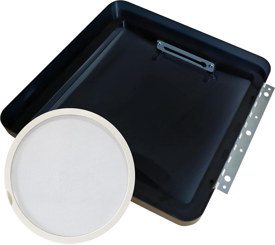 Rv Roof Vent Lid Dome Cover Remplacement compatible with Fantastic Fan with Screen (Smoke)