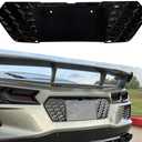 Rear License Plate Frame for Corvette C8 Z51 Coupe HTC Stingray 2020 2021 2022 2023 2024 2025 2026,Not for Z06,License Plate Cover (Style A)