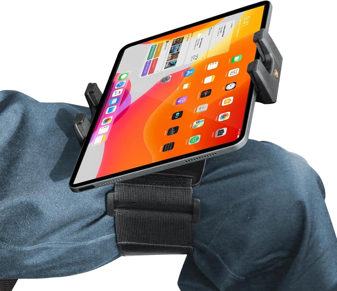 OHLPRO Pilot Kneeboard for Tablet and iPad Pro 12.9", iPad mini, iPhone Any Other 5"-13" Galaxy Tab, Kindle, Fire HD, Phone and Tablets, Pilots Accessories Aviation iPad Holder Mount (Elastic strap 15.7 inch)