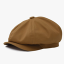 BOTVELA Men's Newsboy Flat Cap 100% Cotton Gatsby Ivy Golf Cabbie Hat 57cm