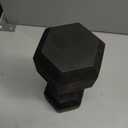 Amazon Basics Rubber Hex Dumbbell Hand Weight, 20 LB