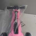 3 Wheel Electric Scooter for Kids Ages 3+, LCD Display, Colorful Lights, Reliable Thumb Throttle, 3 Adjustable Height, 5Mph Safe Speed and Long Range, Foldable Kids Electric Scooter (Pink-02)