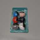 Helmet Toothbrush Covers Caps, Toothbrush Head Protector for Household Travel, Fits Most Manual and Electric Toothbrushes, 6 Count (Black, White, Grey, Blue, Pink, Red)