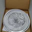 UrbanRed Flexible Bendable Ceiling Curtain Track, 16.4 ft (5 m), Mount for Rail with Curtain Tracks System, Room Divider, Curtains Rod, RV Ceiling Track for Curtains, White